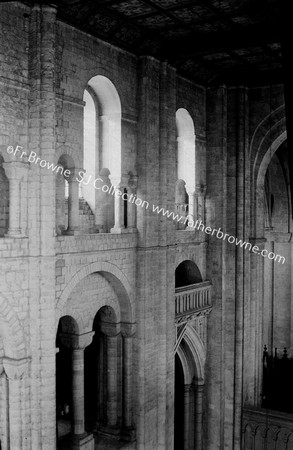 CATHEDRAL NORMAN WORK OF N.SIDE OF S.TRANSEPT